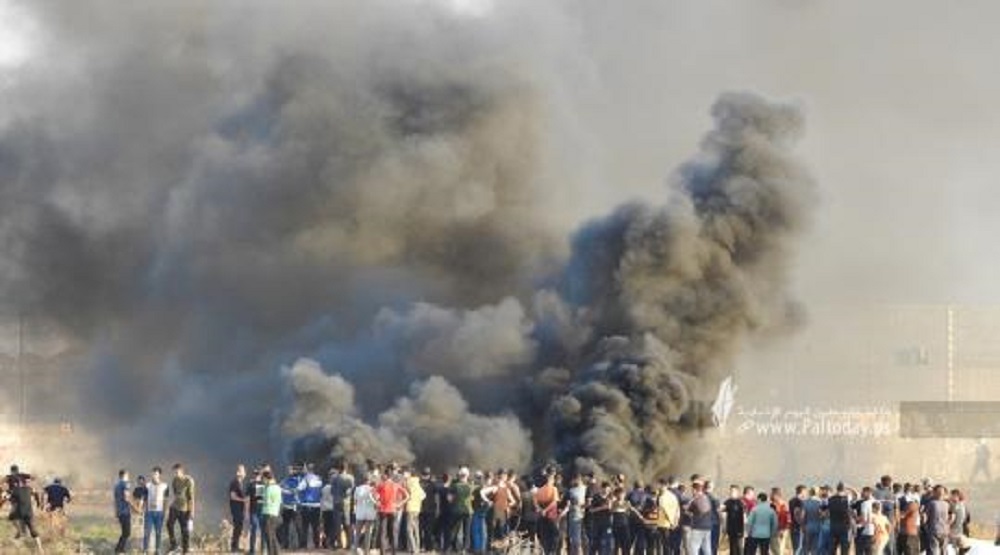 مواجهات على حدود غزة